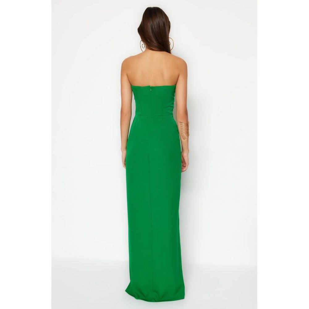 NWT Trendyol Women Regular fit Woven Evening Dress - Picture 6 of 12